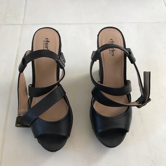 Charles by Charles David Alicia Wedge Sandals - Picture 2 of 8